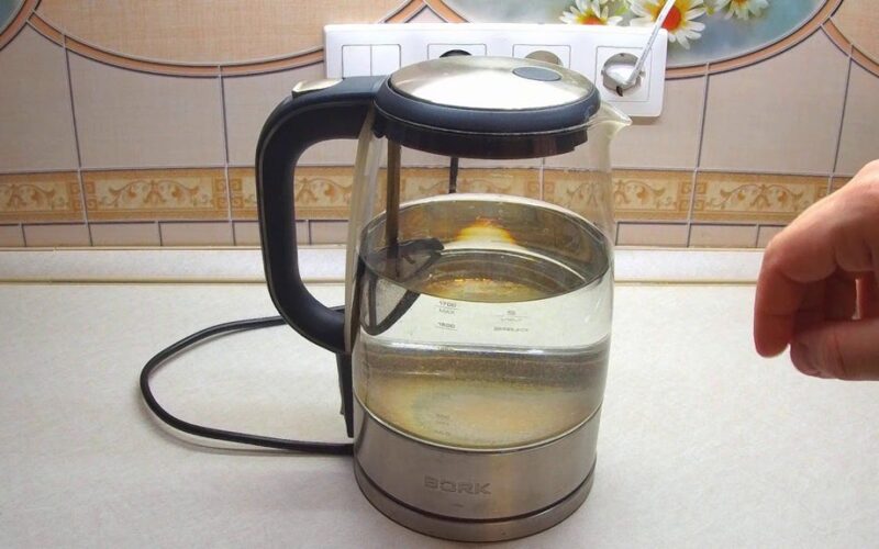 nuosėdų valymas iš virdulio be acto