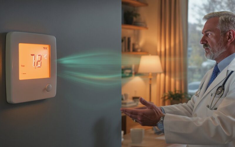 gydytojas įspėja apie šalto namo riziką