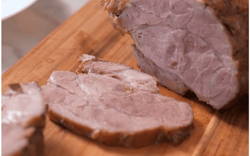 homemade boiled roast sausage