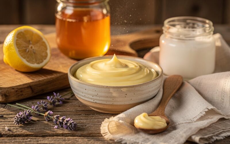 namų veido kremo receptas