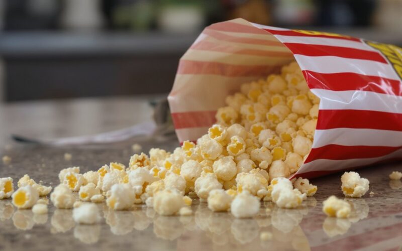 mikrobangų orkaitės spragėsiai veikia kūną