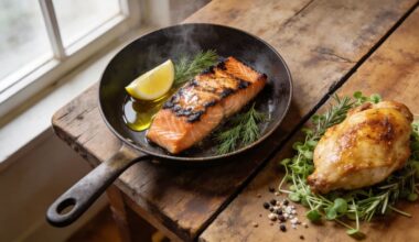 lašiša prieš vištieną baltymai