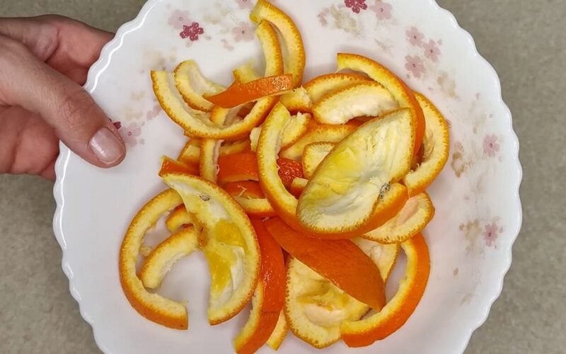 slaptas apelsino žievelės valymo receptas