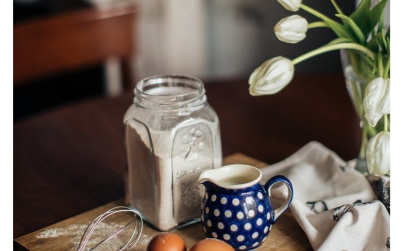 sidabrinis kepimui skirtas miltų indas