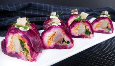 smoked herring filled crispy roll