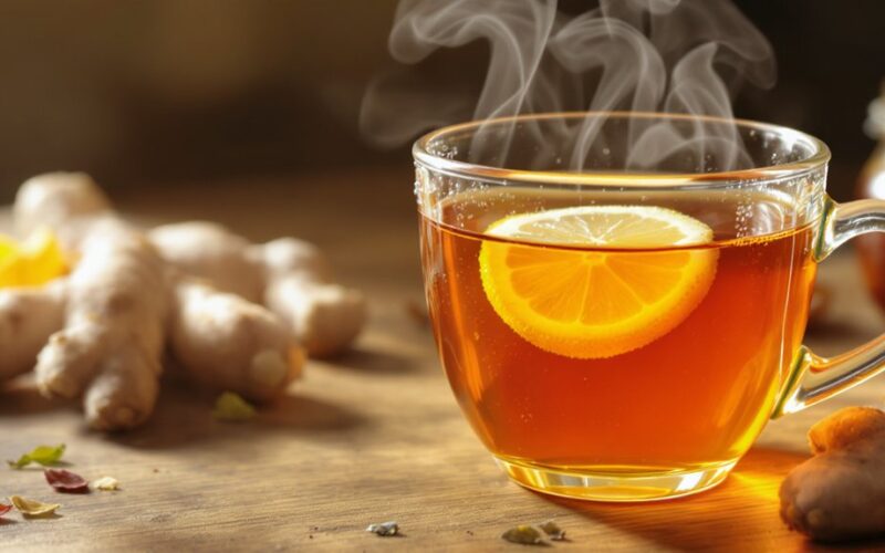arbata su citrina ir imbieru