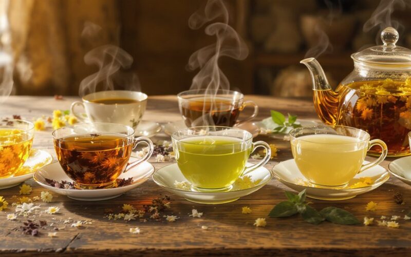 top 5 arbatų, raminančių