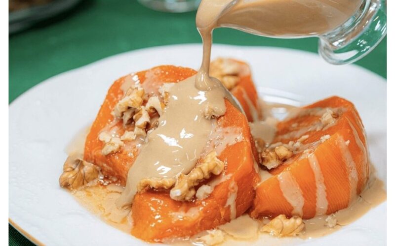 turkish style healthy pumpkin dessert