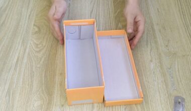 naudojant senas batų dėžes