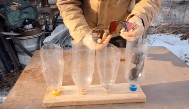 medienos plastiko buteliai triukas