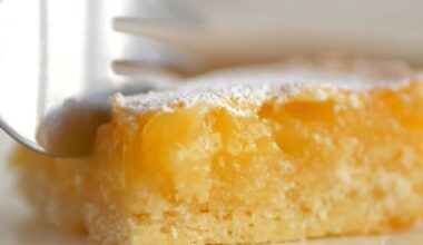 zesty shortcrust lemon bars