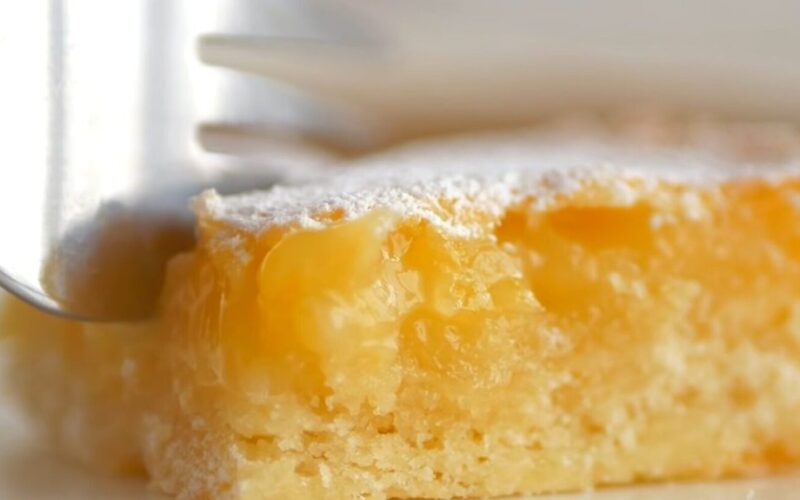 zesty shortcrust lemon bars