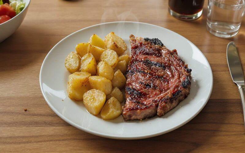 venkite bulvių su mėsa