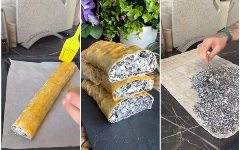 delikatus aguonų vyniotinis