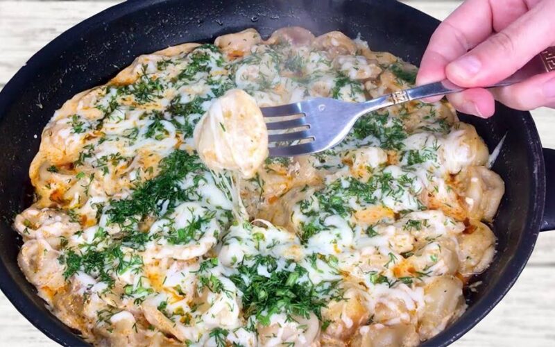 golden crisp nonstick dumplings