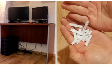 laikykite kabelius tvarkingai prisegtus