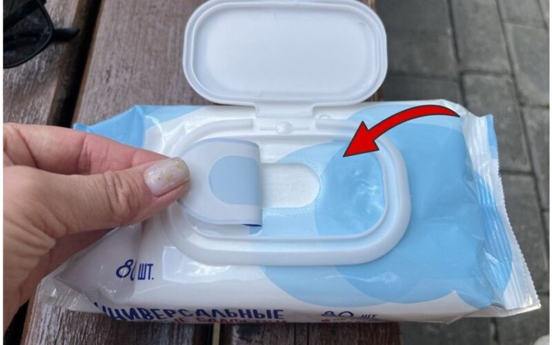 laikyti drėgnas servetėles patalpose