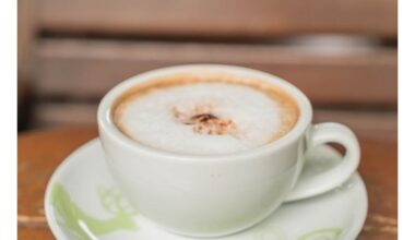 puikus namų ruoštas kapučino putos