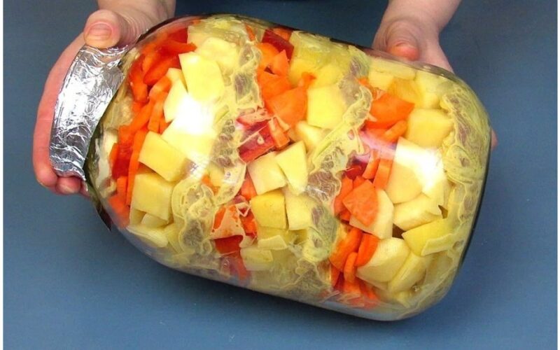 potatoes and meat baked together