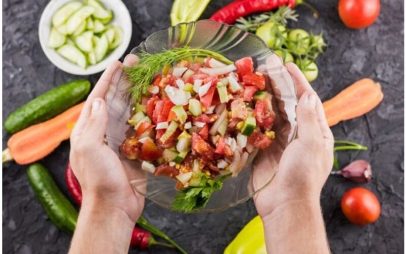 greita dešrelių salotos