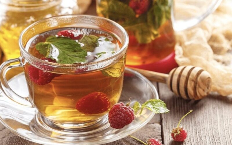 raspberry cinnamon warming drink