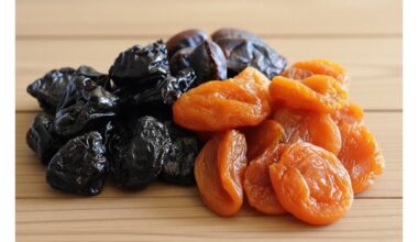 pašalinti vašką nuo džiovintų vaisių