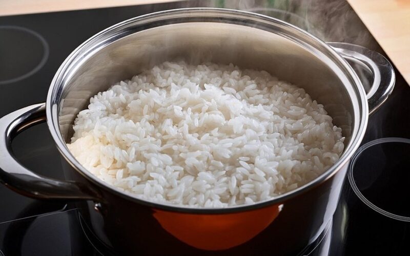 Ryžiai neprilimpa verdant