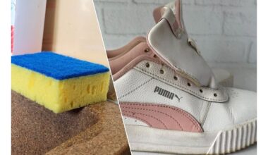 išsaugoti seną kempinę švariems batams