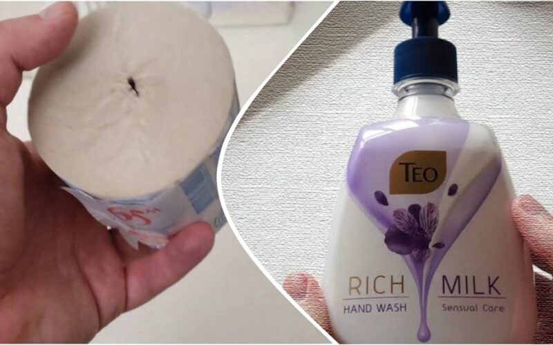 įmirkusio tualetinio popieriaus triukas