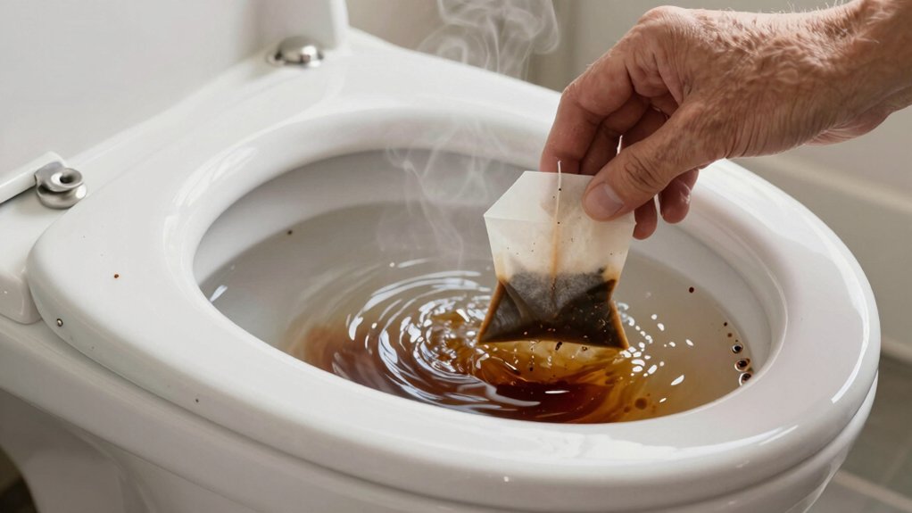 Panaudoti arbatos maišeliai tirpdo lengvas kalkių nuosėdas