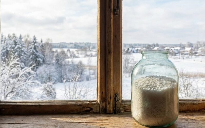 langas verkiantis druskos stiklainiai