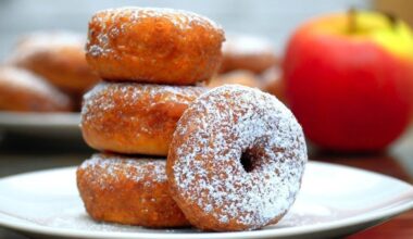 obuoliai tampa prancūziškais berlyno spurgomis