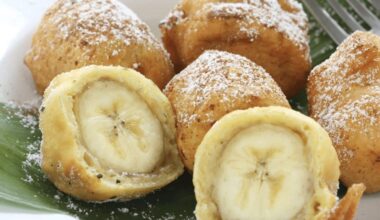 bananų tešla arbata užkandis