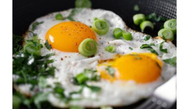 dažnai perkepti kiaušinių tryniai