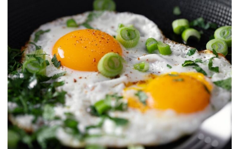 dažnai perkepti kiaušinių tryniai