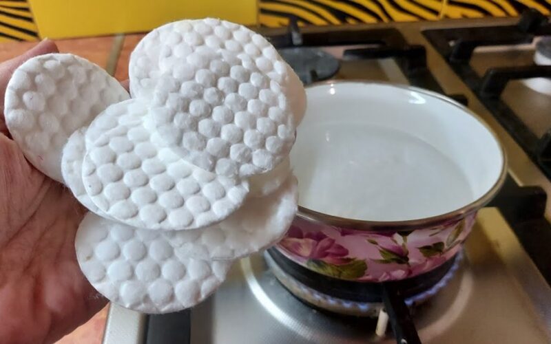 medvilniniai diskeliai pernaudojami pavasariui