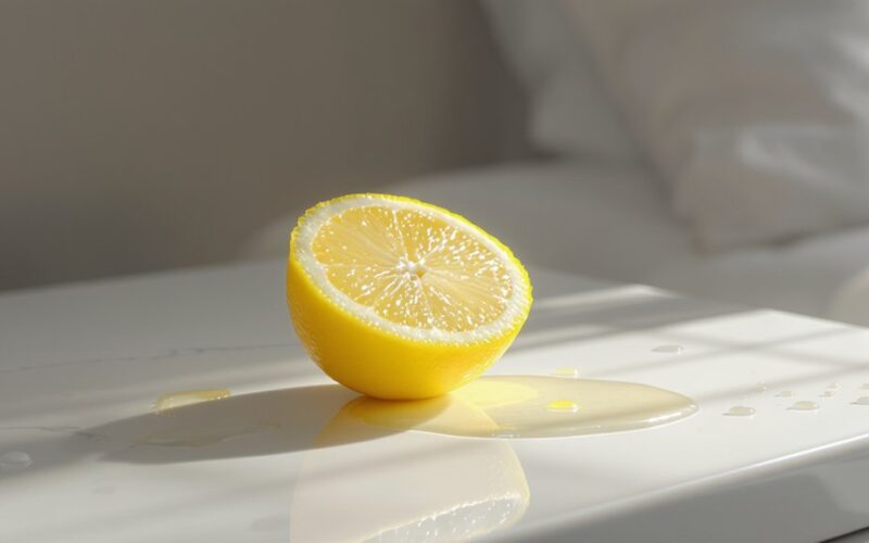 supjaustyti citrinos puseles miegamasis