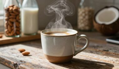 gerti kavą su pienu