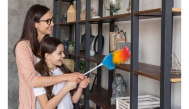 valyti dulkes bent kartą per savaitę