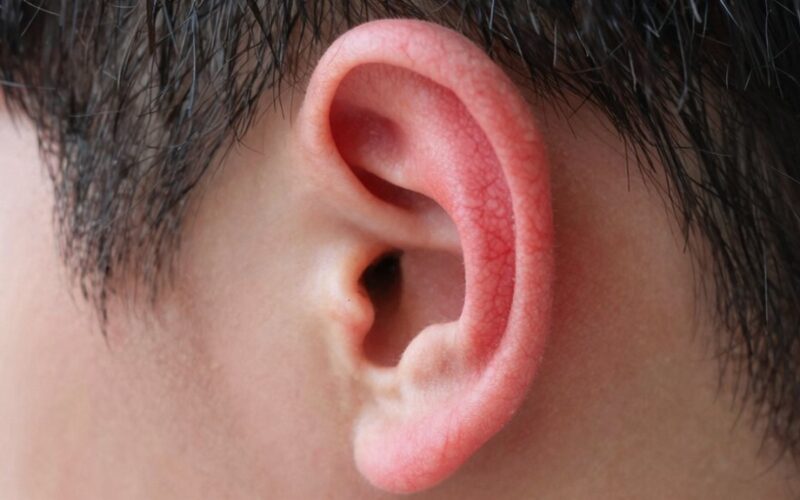 ausys parausta nuo gandų