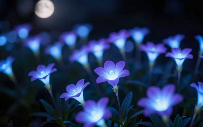 šviečiantys tamsoje žiedai