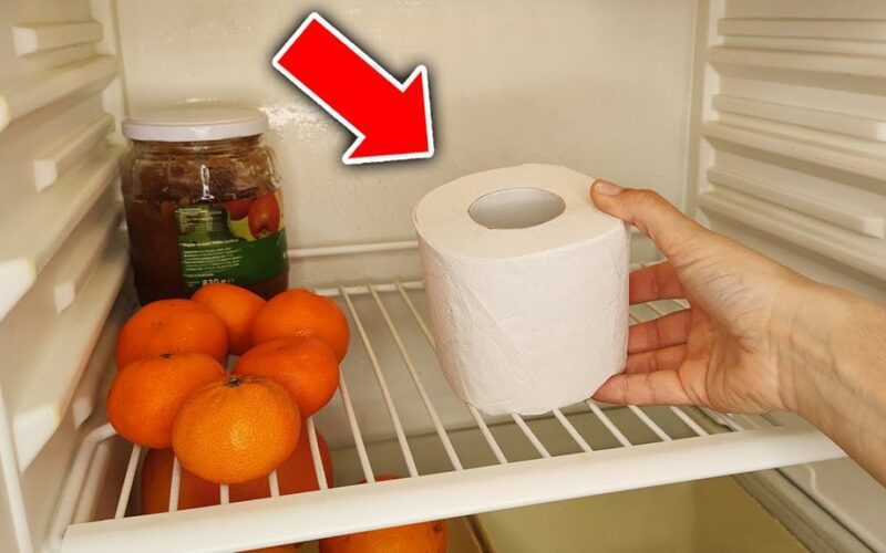 aš padėjau tualetinį popierių į šaldytuvą
