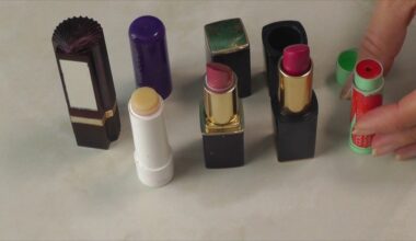 lūpdažių tūtelės kaip prieskonių indeliai