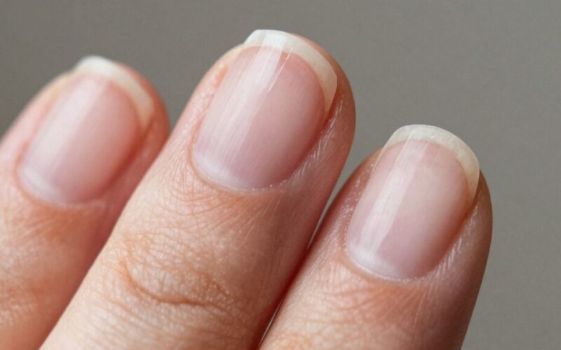 trūksta nagų pusmėnulio (lunulos)