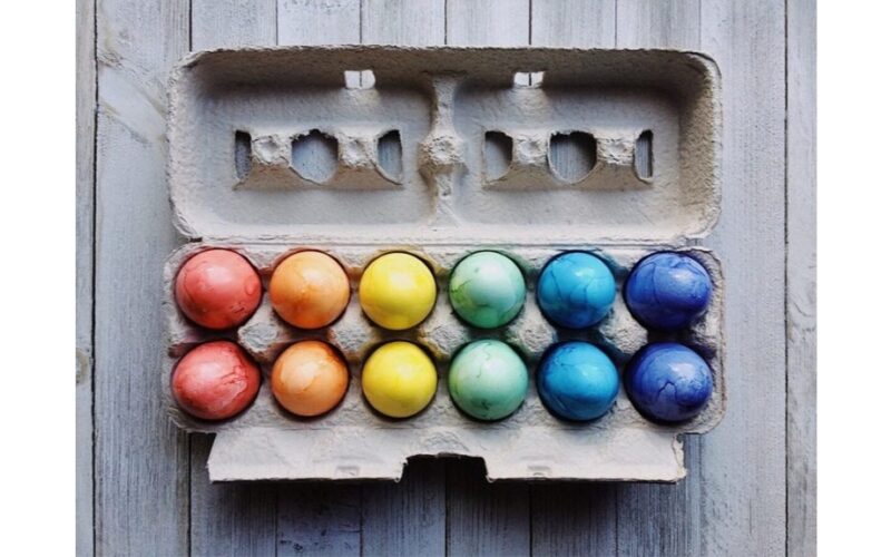 nailonas svogūnų žievelės marmuruoti kiaušiniai