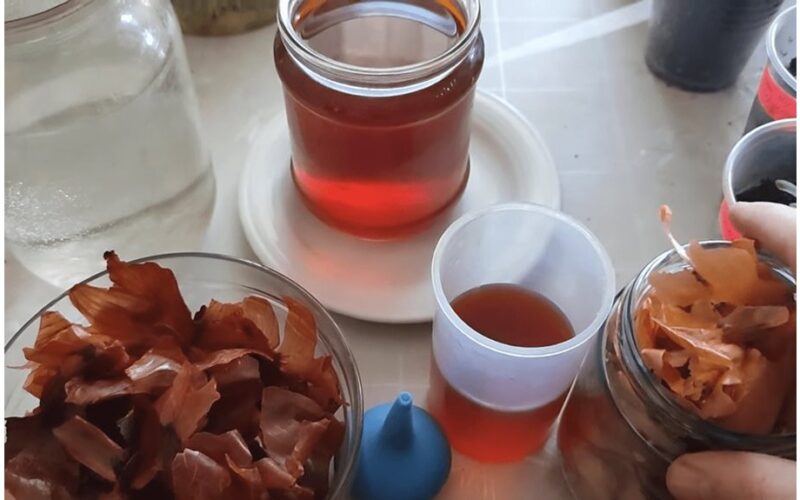 svogūno žievė kaimiškas gyvenimas priemonės