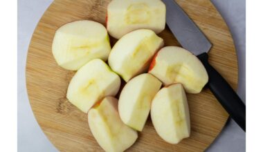 užkirsti kelią pjaustyto obuolio ėsdinimui