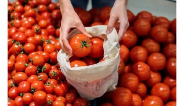 dėti pomidorą su bananais