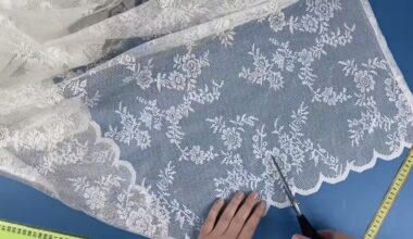 perdirbtos/vėl panaudotos vintažinės nėrinių užuolaidos