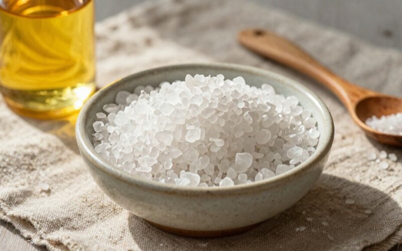 druska ir aliejus priemonė